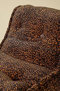 Reema Patterned Velvet Lounge Chair