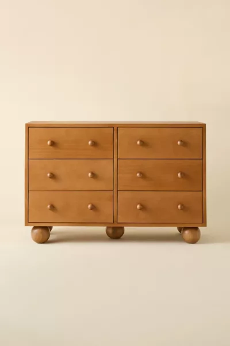 Knox 6-Drawer Wood Dresser
