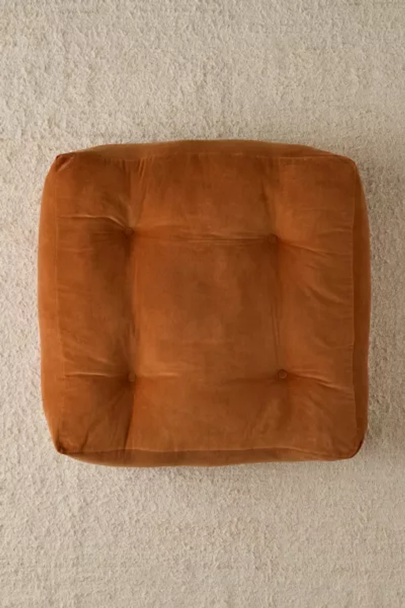 Finn Velvet Square Floor Pillow