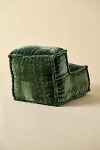 Evie Velvet Bean Bag Lounge Chair