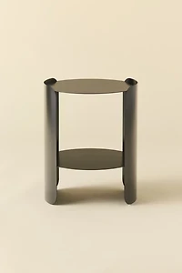 Ollie Round Storage Side Table