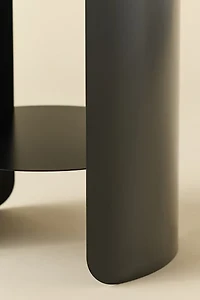 Ollie Round Storage Side Table