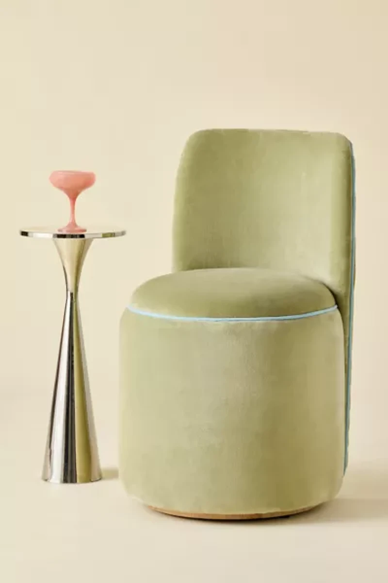 Jane Velvet Upholstered Vanity Chair