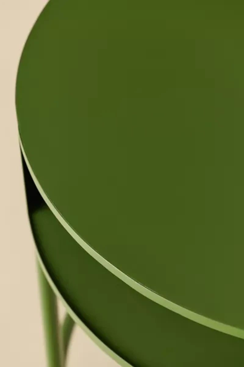 Lucie Round Iron Desk