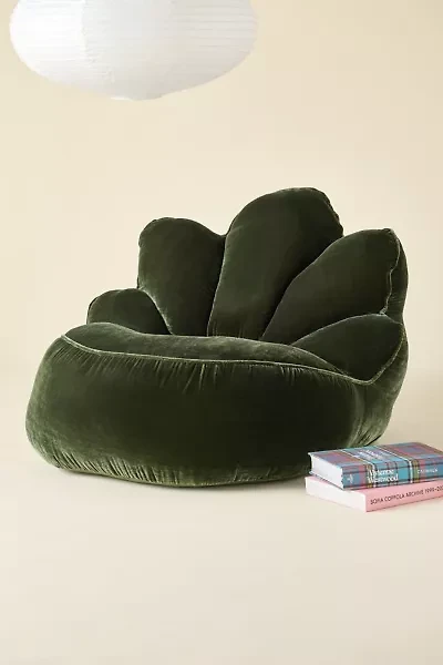 Scalloped Seashell Bean Bag Chair