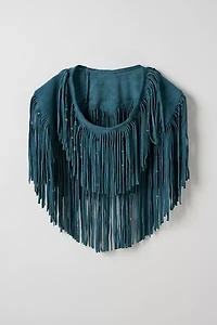 Vintage By Little Runaway Fringe Shawl