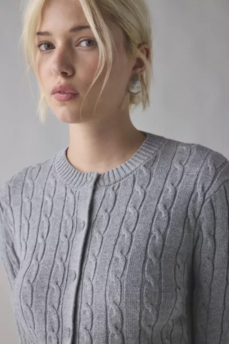 Kimchi Blue Rachel Cable Knit Cardigan