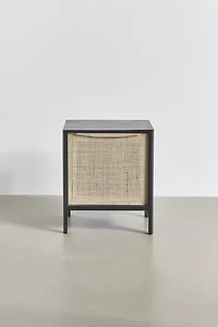 Ivy Cane Paneled Nightstand/Side Table