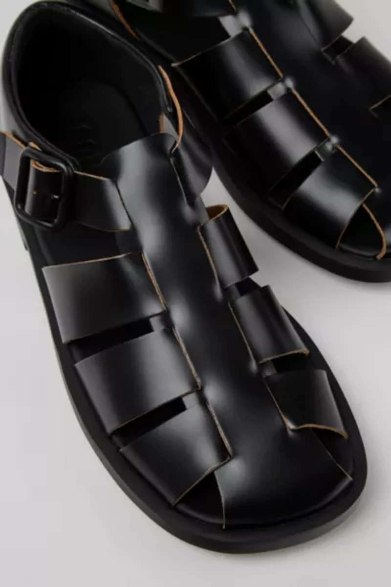 Camper Don Leather Fisherman Sandal