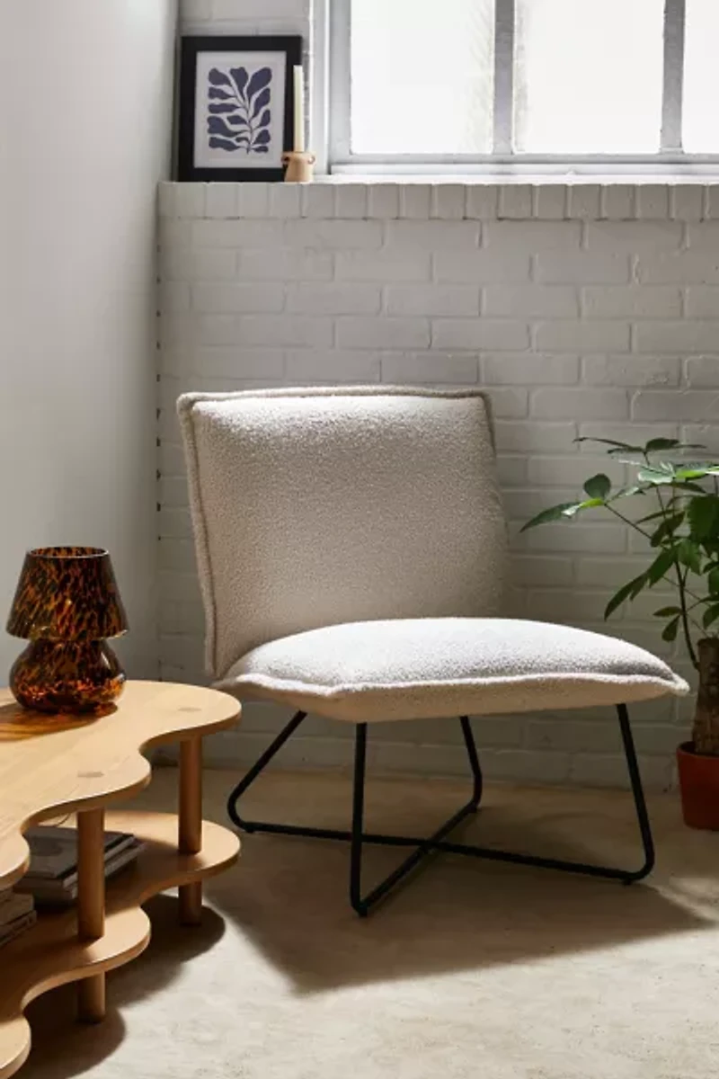 Kendall Fleece Lounge Chair
