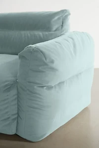 Matilda Velvet Bean Bag Sofa