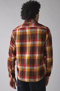 Schott Plaid Midweight Flannel Shirt