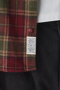 Schott Plaid Midweight Flannel Shirt