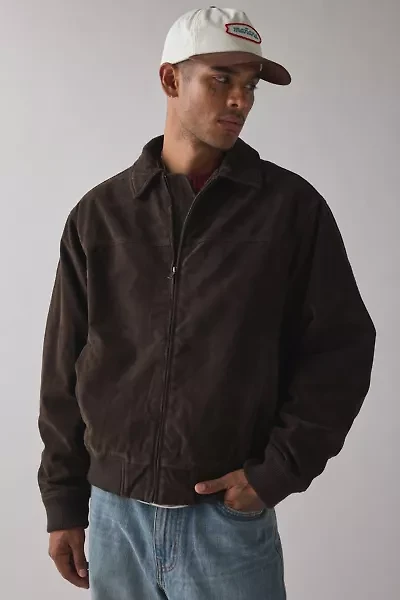 BDG Eric Suedette Bomber Jacket