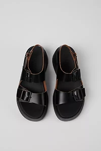 Camper Tasha Buckled Leather Sandal