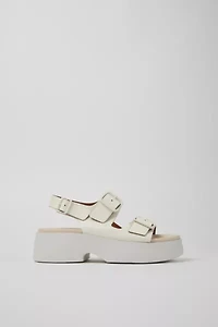 Camper Tasha Buckled Leather Sandal