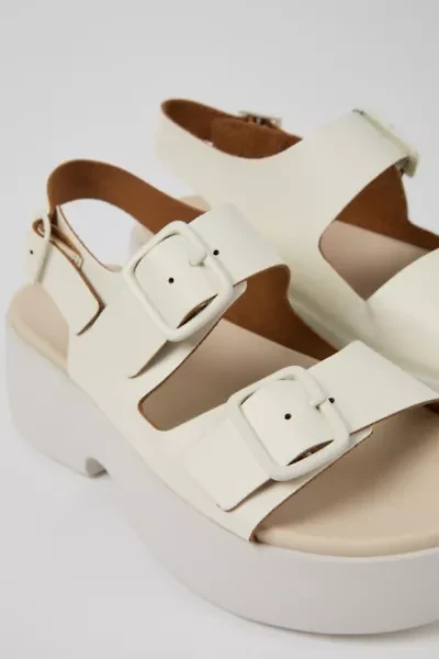 Camper Tasha Buckled Leather Sandal