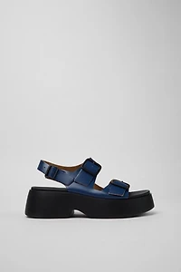 Camper Tasha Buckled Leather Sandal