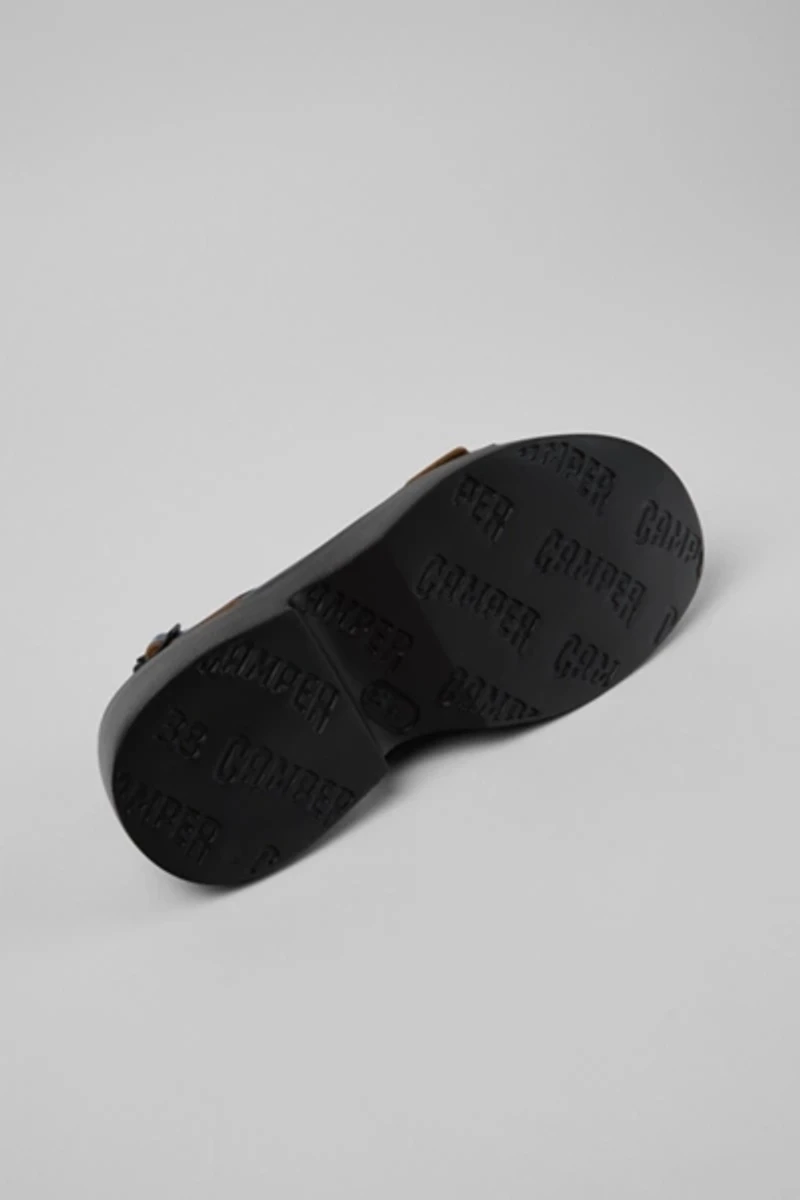 Camper Tasha Buckled Leather Sandal