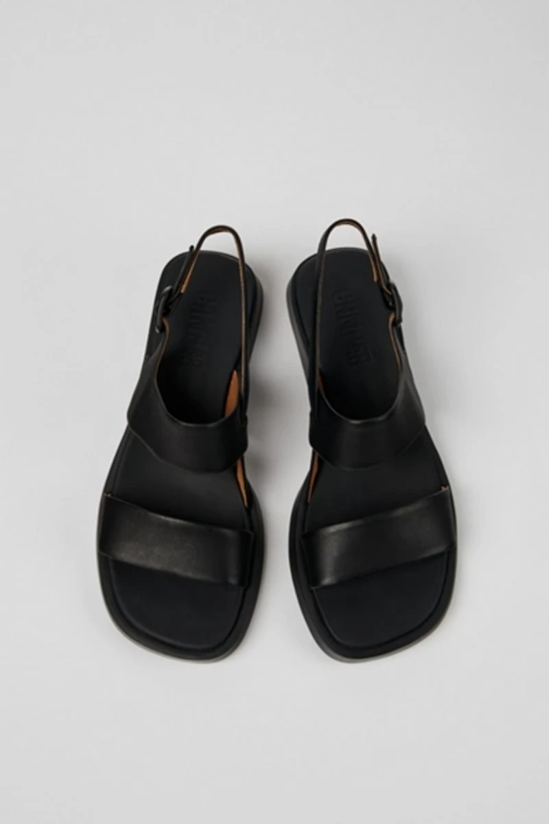 Camper Dana Leather 2-Strap Sandal