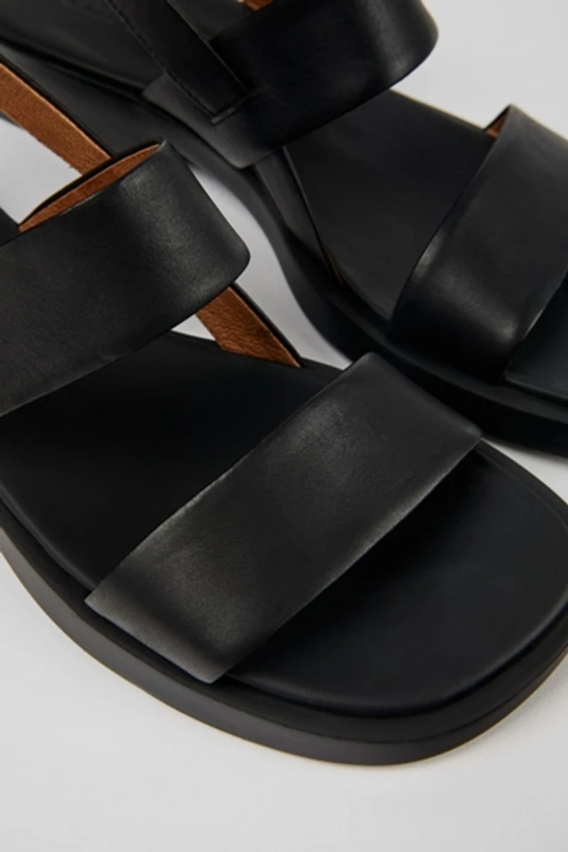 Camper Dana Leather 2-Strap Sandal
