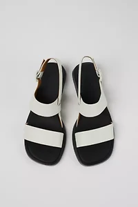 Camper Dana Leather 2-Strap Sandal