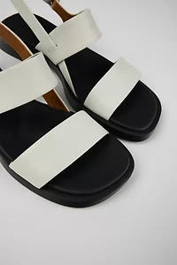 Camper Dana Leather 2-Strap Sandal