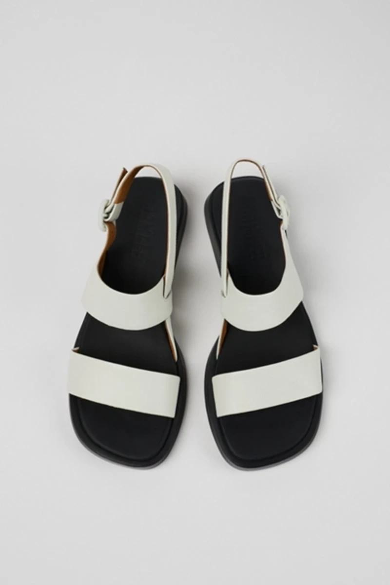 Camper Dana Leather 2-Strap Sandal