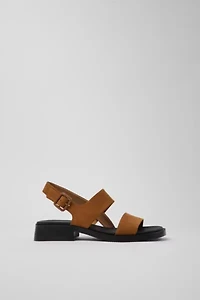 Camper Dana Leather 2-Strap Sandal