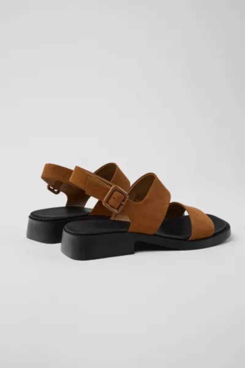 Camper Dana Leather 2-Strap Sandal
