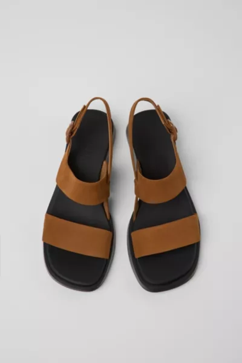 Camper Dana Leather 2-Strap Sandal