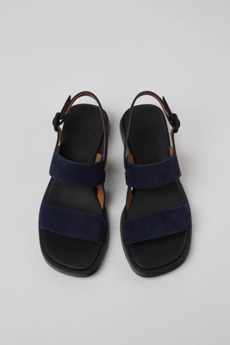 Camper Dana Leather 2-Strap Sandal