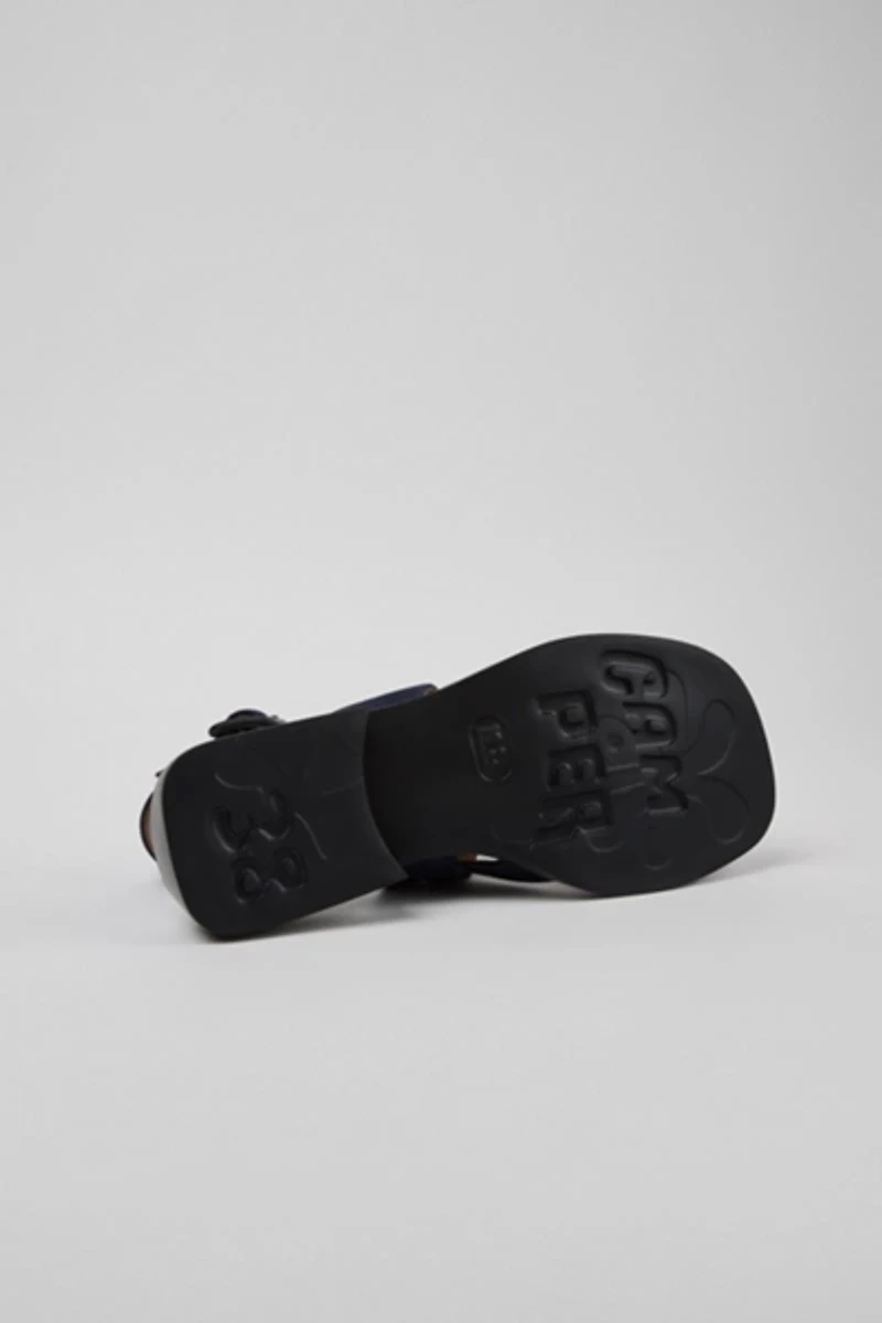 Camper Dana Leather 2-Strap Sandal