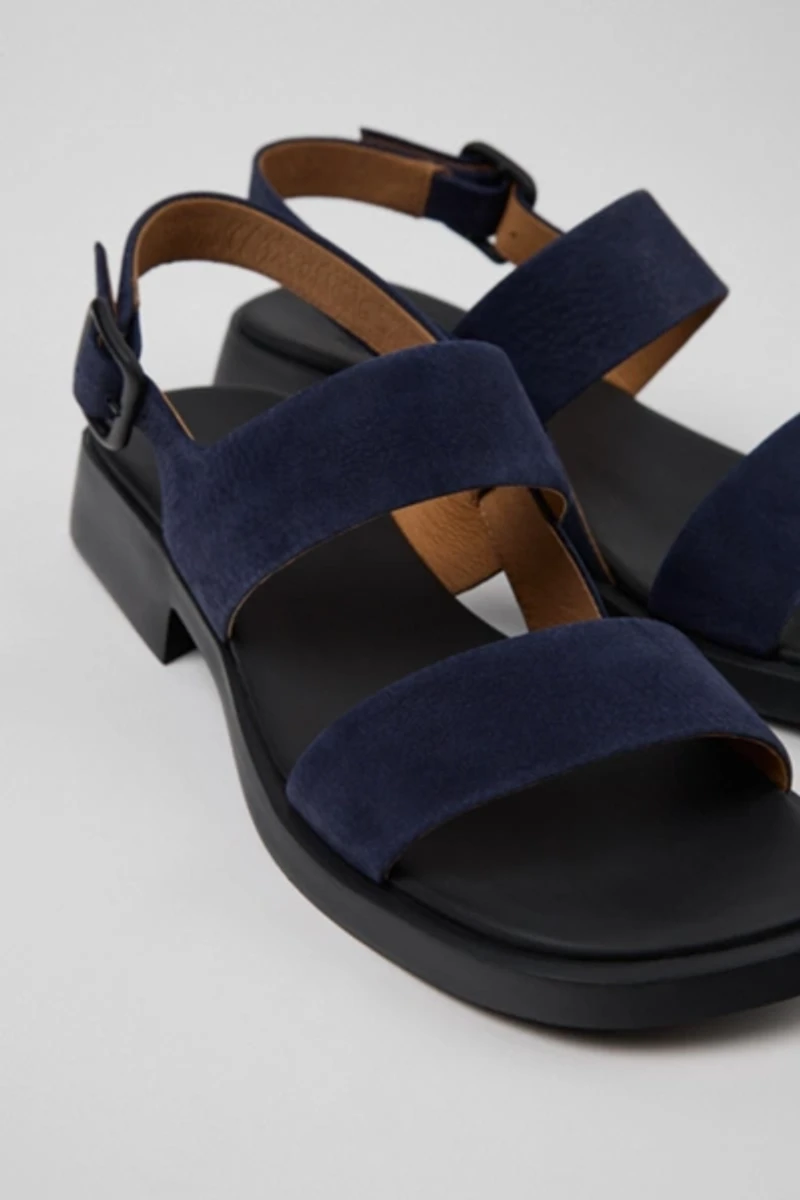 Camper Dana Leather 2-Strap Sandal