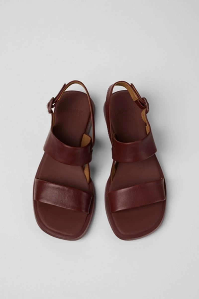 Camper Dana Leather 2-Strap Sandal