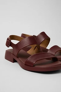 Camper Dana Leather 2-Strap Sandal