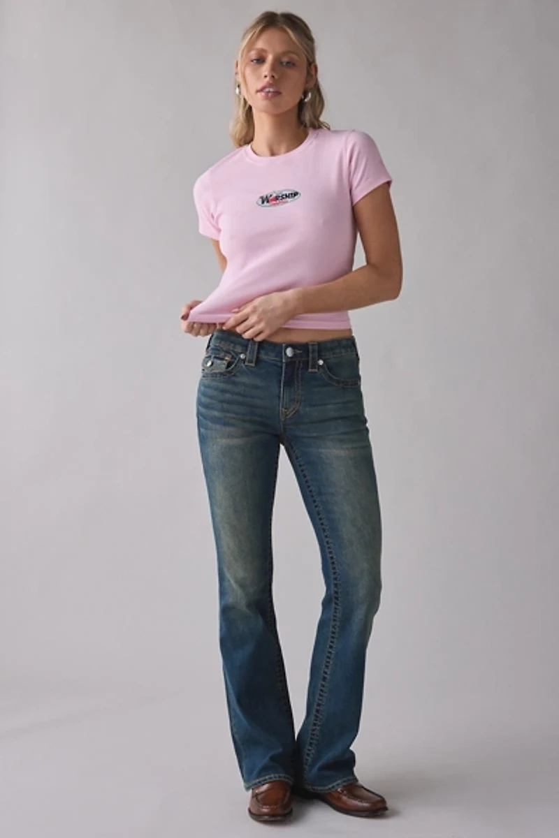 WORSHIP SUPPLIES Glazed And Confused Cherry Graphic Baby Tee