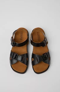 Camper Brutus Leather Buckled Sandal
