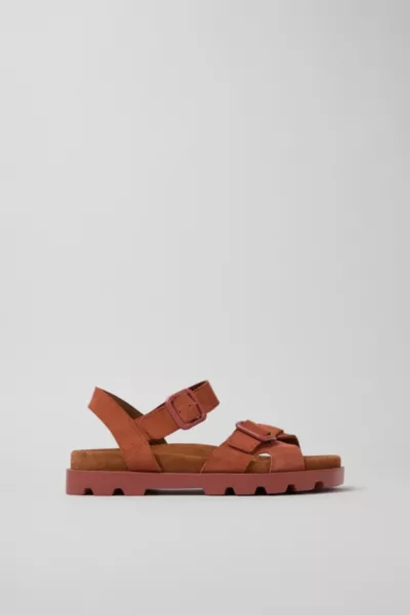 Camper Brutus Leather Buckled Sandal