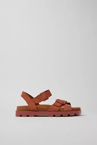 Camper Brutus Leather Buckled Sandal