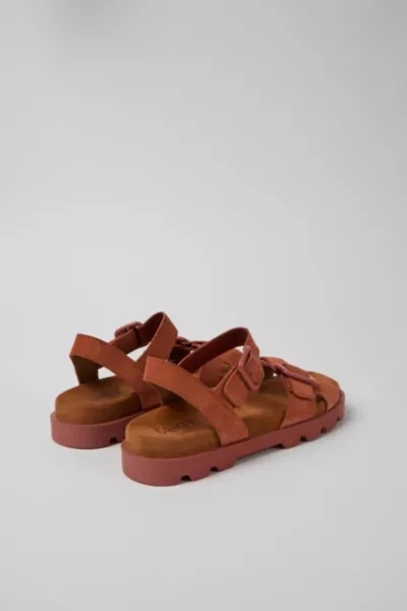 Camper Brutus Leather Buckled Sandal
