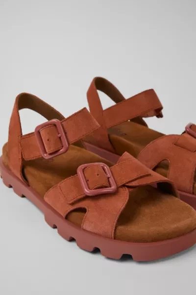 Camper Brutus Leather Buckled Sandal