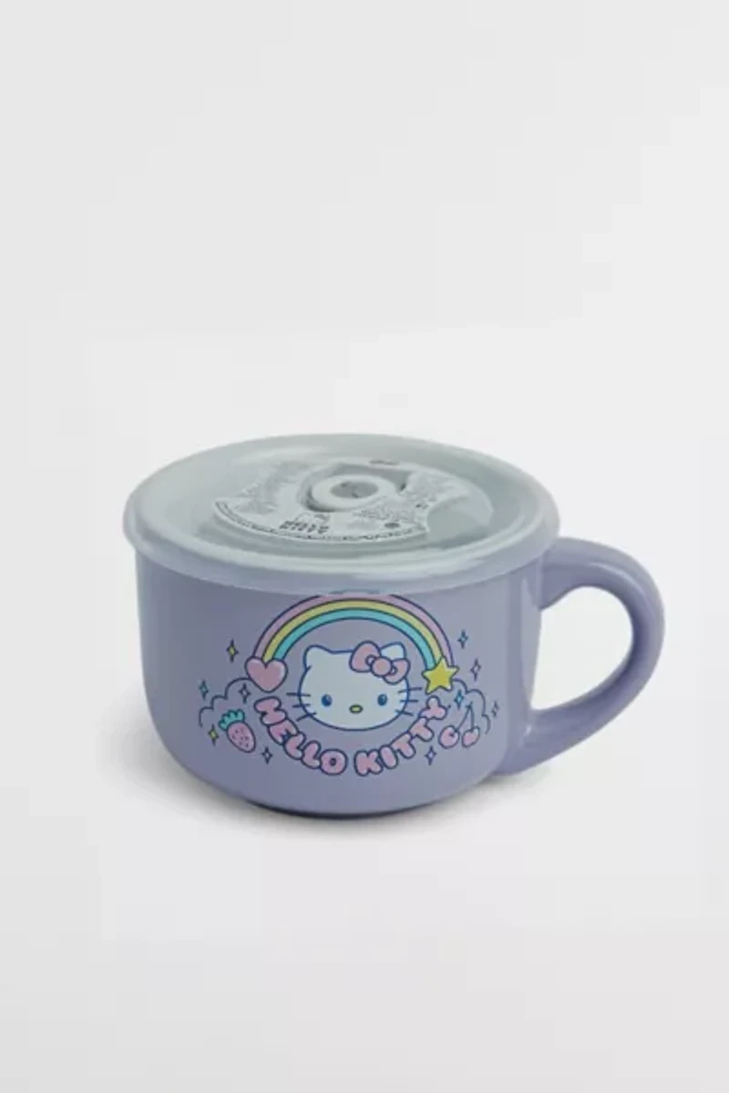 Sanrio Hello Kitty Rainbow 24 oz. Ceramic Soup Mug