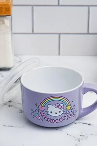 Sanrio Hello Kitty Rainbow 24 oz. Ceramic Soup Mug