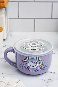 Sanrio Hello Kitty Rainbow 24 oz. Ceramic Soup Mug