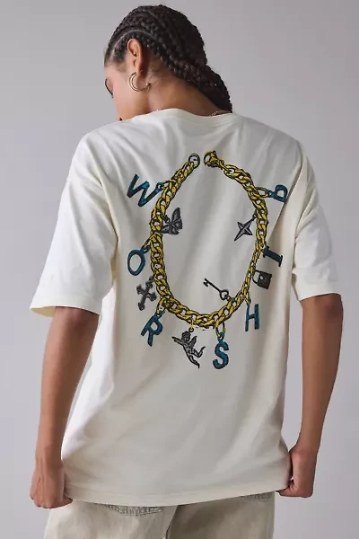 WORSHIP SUPPLIES Charmed Graphic Relaxed Fit Tee