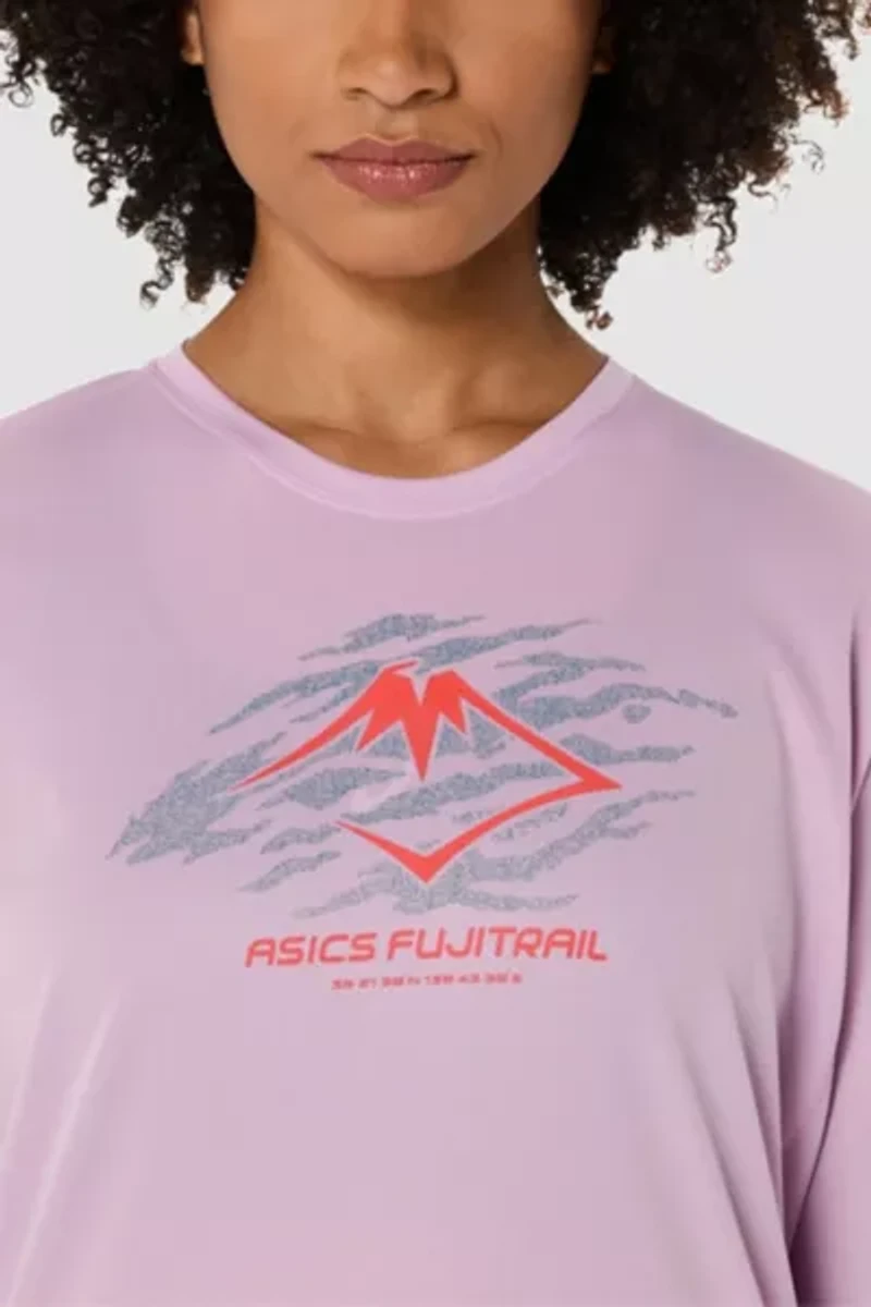 ASICS Fujitrail Logo Long Sleeve Running T-Shirt