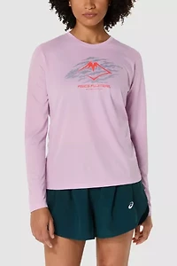 ASICS Fujitrail Logo Long Sleeve Running T-Shirt