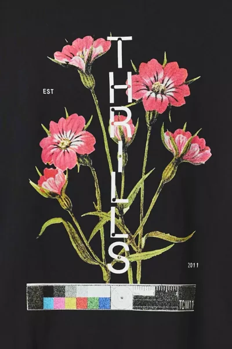 THRILLS Adorned Nature Graphic Boxy Cropped Tee