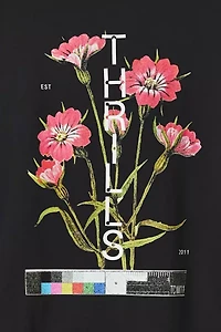THRILLS Adorned Nature Graphic Boxy Cropped Tee